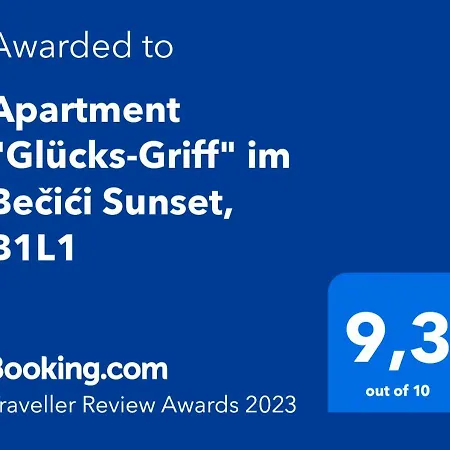 Glücks-griff Im Bečići Sunset, B1l1 Apartment Budva